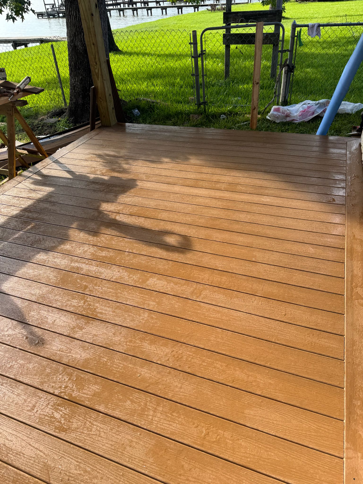 decking with furniture